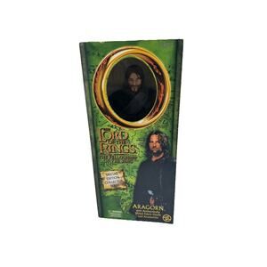 Marvel ToyBiz Lord of the Ring Fellowship Aragorn Strider Action Figure Doll NEW